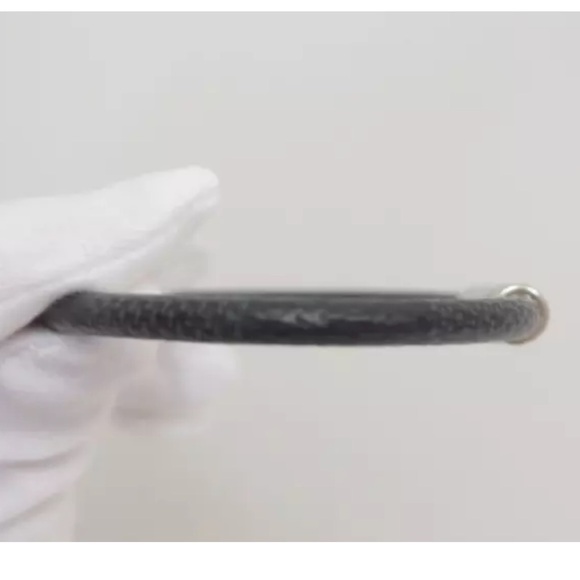 LOUIS VUITTON Damier Graphite Print Bracelet Silver Hardware - Picture 7 of 10